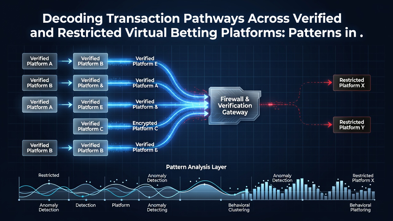 Diagram comparing security protocols and user access patterns on restricted versus verified betting platforms